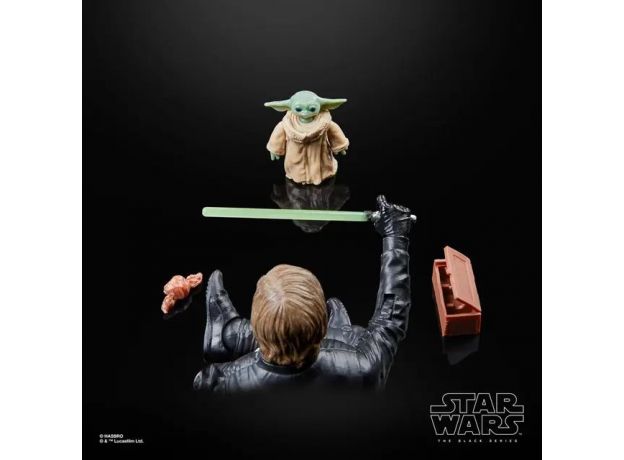 فيگور 15 سانتی Star Wars سری The Black مدل Luke Skywalker and Grogu, image 6