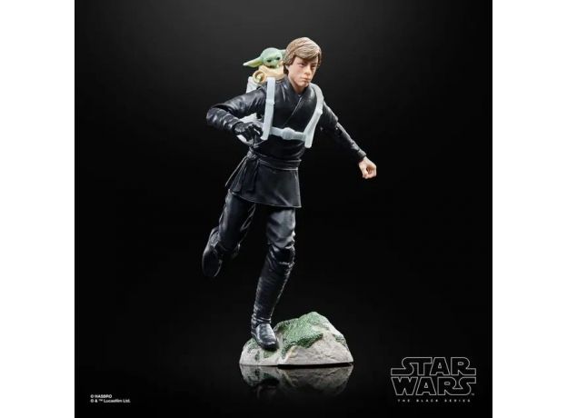 فيگور 15 سانتی Star Wars سری The Black مدل Luke Skywalker and Grogu, image 3