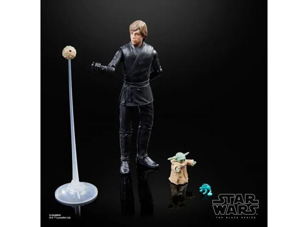 فيگور 15 سانتی Star Wars سری The Black مدل Luke Skywalker and Grogu, image 7