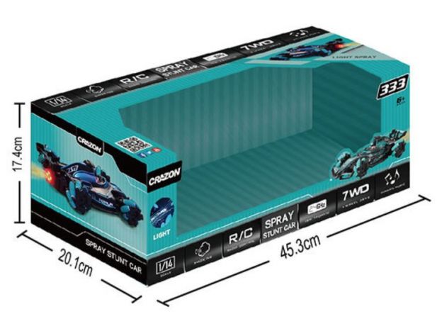 ماشین کنترلی Spray Stunt Car با مقیاس 1:14 Crazon, image 9