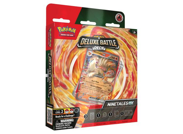 پک کارت بازی Pokemon سری Deluxe Battle Deck مدل Nine Tales ex, image 