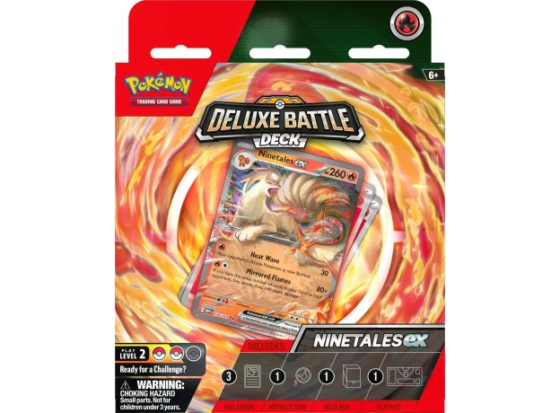 پک کارت بازی Pokemon سری Deluxe Battle Deck مدل Nine Tales ex, image 5