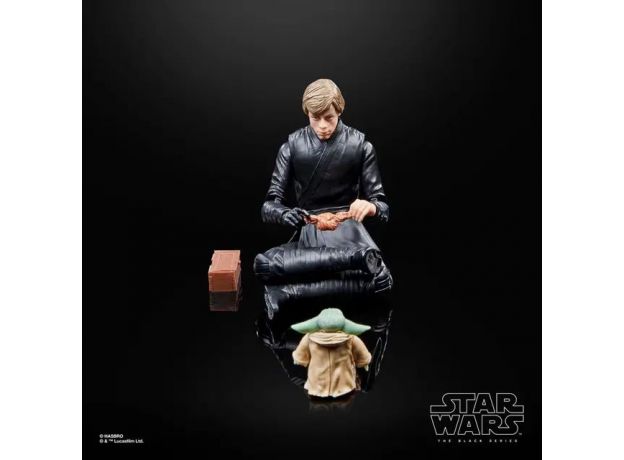 فيگور 15 سانتی Star Wars سری The Black مدل Luke Skywalker and Grogu, image 5
