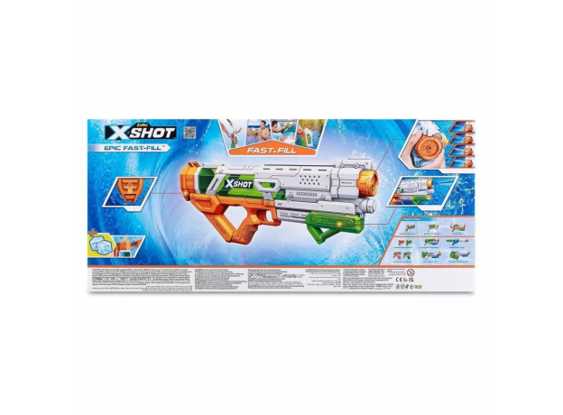 تفنگ آبپاش ایکس شات X-Shot مدل Epic Fast Fill, image 9