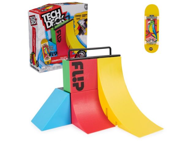 پیست اسکیت انگشتی Tech Deck مدل Competition Wall 2.0, تنوع: 6066508-Quarter Bowl Ruckus, image 