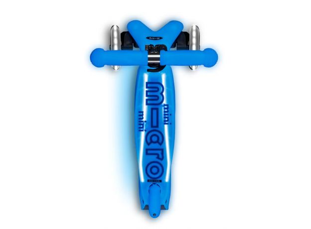 اسکوتر مینی دلوکس Micro آبی قطبی Plus درخشان با چرخ های چراغ دار, تنوع: MMD211-Artic Blue Plus, image 5