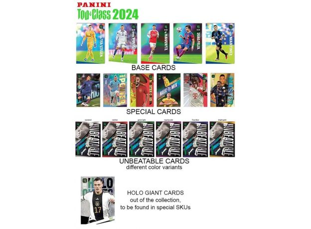 پک کارت بازی فوتبالی Top Class 2024 سری Mega Starter Pack ایتالیایی Panini, image 5
