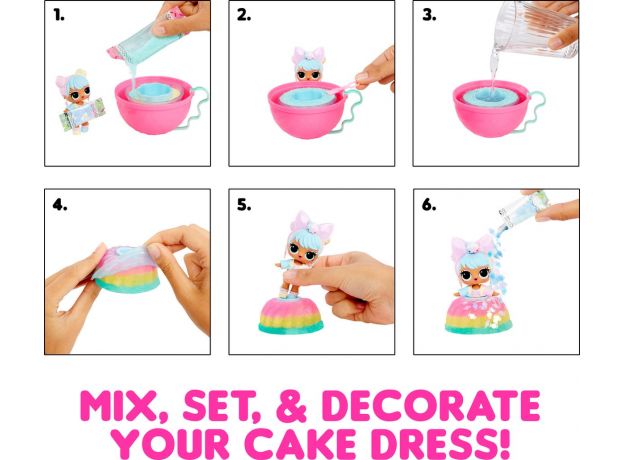 عروسک LOL Surprise مدل Mix and Make Birthday Cake, image 5