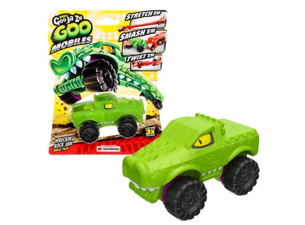 ماشین فشاری گو جیت زو Goo Jit Zu سری Goo Mobiles مدل Wreckin Rock Jaw, image 
