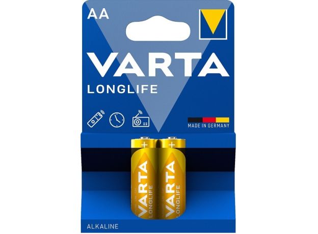 باتری قلمی وارتا مدل Alkaline AA Longlife بسته 2 عددی, image 