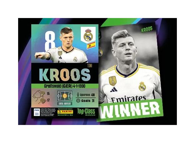 باکس کامل شامل 24 پک 8 تایی کارت فوتبالی Top Class 2024 ایتالیایی Panini, image 11