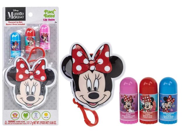 پک 3 تایی بالم لب به همراه جاسوئیچی مینی ماوس دیزنی Disney, image 