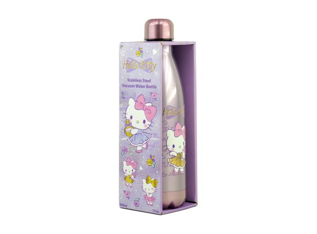 قمقمه آلومینیومی 500 میلی لیتری Cool Level مدل Hello Kitty, image 