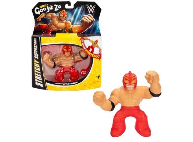 عروسک فشاری گو جیت زو Goo Jit Zu سری Heroes مدل ری مستریو, تنوع: 42899-Rey Mysterio, image 