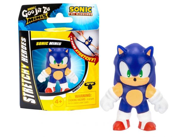 عروسک فشاری گو جیت زو Goo Jit Zu سری Heroes مدل سونیک, تنوع: 42752-Sonic, image 