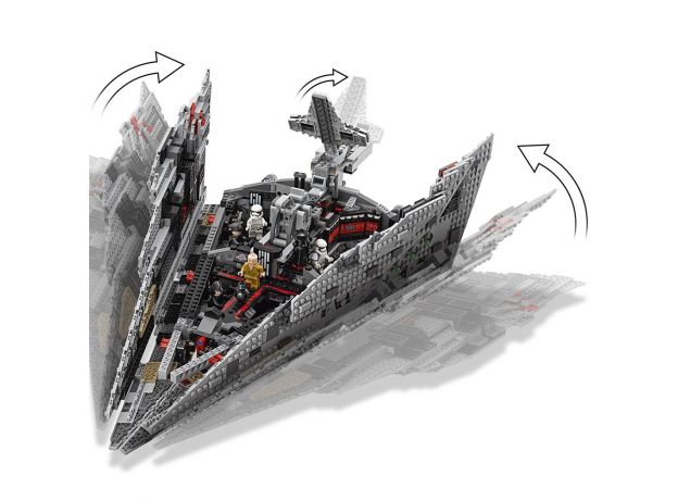 لگو مدل سفینه با سقف باز شو سری جنگ ستارگان (75190), image 2