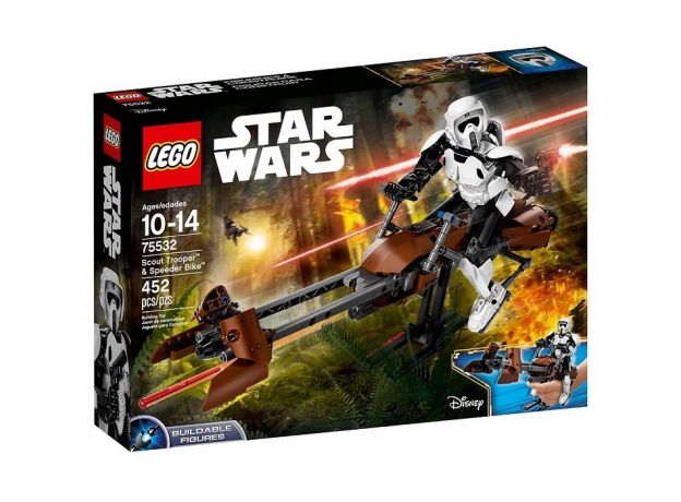 لگو مدل Scout Trooper & Speeder Bike سری جنگ ستارگان (75532), image 