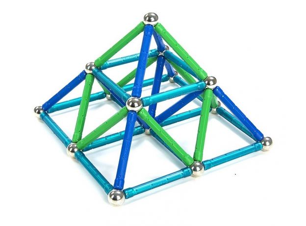 بازی مغناطیسی 86 قطعه‌ای جیومگ مدل Color, image 2