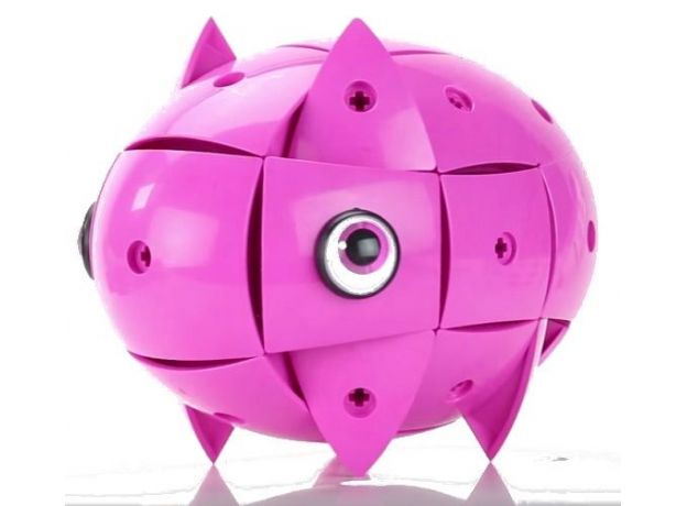 بازی مغناطیسی 55 قطعه‌ای جیومگ مدل KOR Pink, image 6