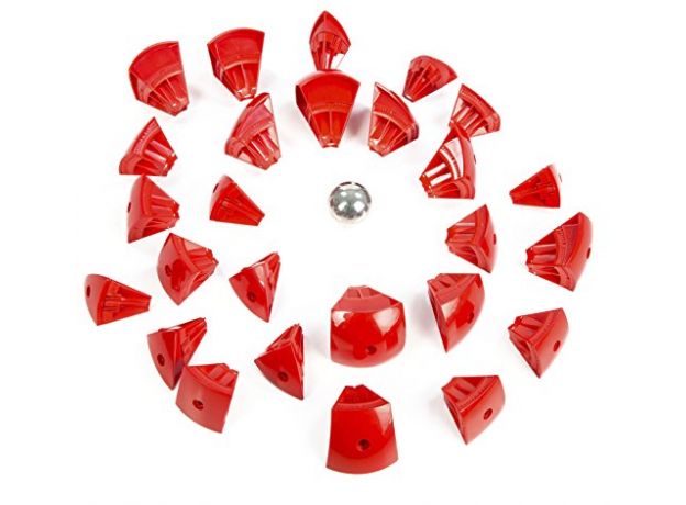 بازی مغناطیسی 55 قطعه‌ای جیومگ مدل KOR Red, image 4