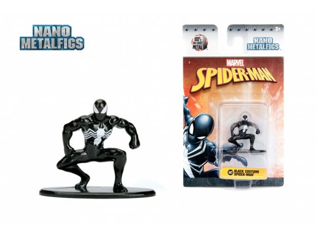 نانو فیگور فلزی اسپایدرمن (Marvel spider man- Black Costume), image 2