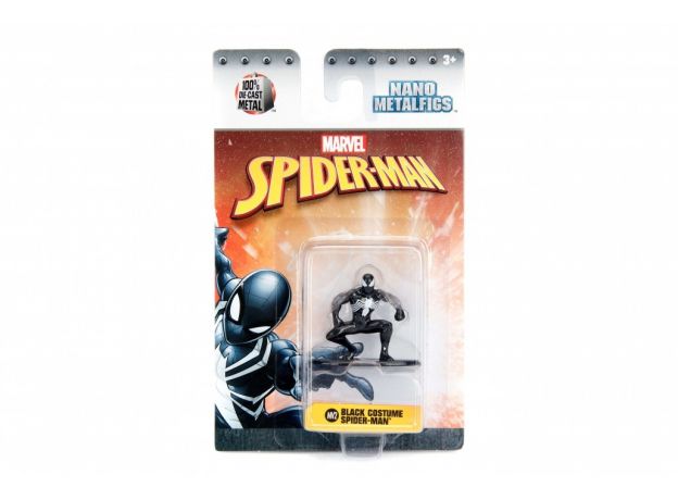 نانو فیگور فلزی اسپایدرمن (Marvel spider man- Black Costume), image 