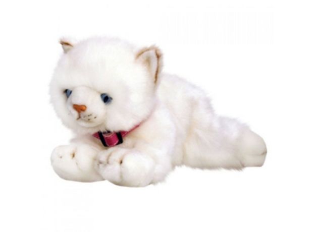 عروسک پولیشی گربه 25 سانتی (سفید), image 