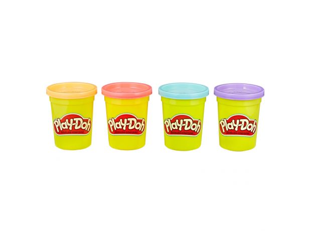 پک 4 تایی خمیربازی Play Doh (کرم - صورتی - آبی - بنفش), تنوع: B5517EU4-4 Colors Ice Cream, image 3