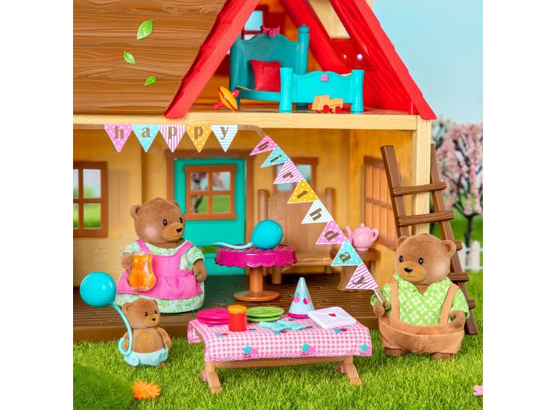 خانواده 4 نفری خرس های Li'l Woodzeez مدل Healthnuggle Bear, image 4