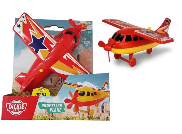 هواپیما قرمز کوچولو Dickie Toys, تنوع: 203341023-Propeller Plane Red, image 