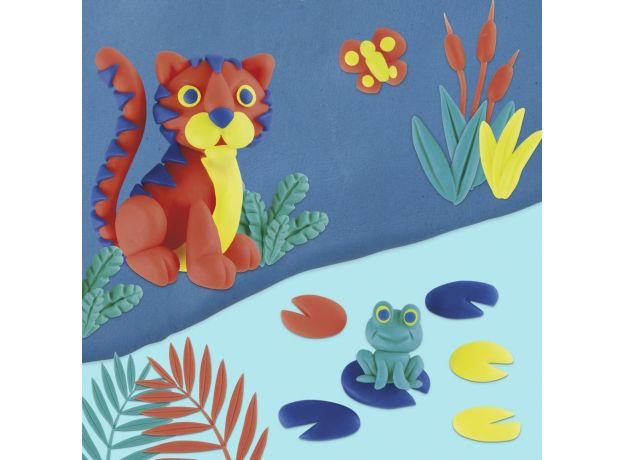 پک 4 تایی خمیربازی Play Doh (سرمه ای - سبز کم رنگ - سبز پر رنگ - نارنجی), تنوع: B5517EU4-4 Colors Prehistory, image 5