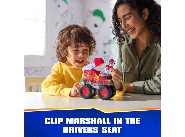 ماشین آتشنشانی با فیگور مارشال سگ های نگهبان Paw Patrol سری Rescue Wheels, تنوع: 6069372-Marshall, image 3
