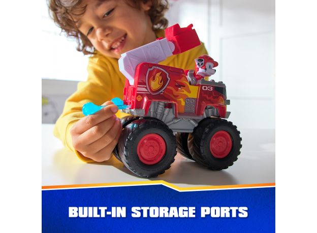 ماشین آتشنشانی با فیگور مارشال سگ های نگهبان Paw Patrol سری Rescue Wheels, تنوع: 6069372-Marshall, image 5