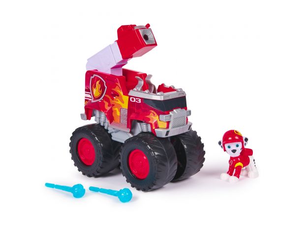 ماشین آتشنشانی با فیگور مارشال سگ های نگهبان Paw Patrol سری Rescue Wheels, تنوع: 6069372-Marshall, image 8