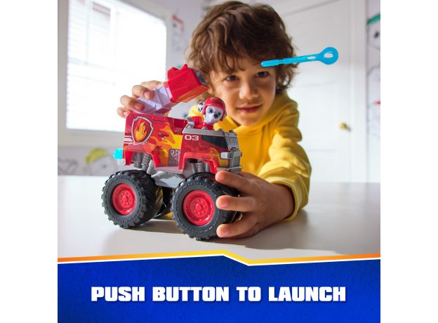 ماشین آتشنشانی با فیگور مارشال سگ های نگهبان Paw Patrol سری Rescue Wheels, تنوع: 6069372-Marshall, image 6