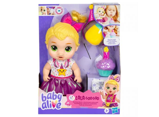 عروسک 28 سانتی بیبی الایو تولد مدل LaLa GooGoo, image 9