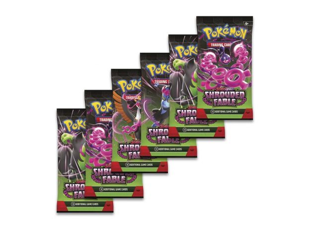 بوستر پک کارت بازی 60 تایی Pokemon سری Scarlet and Violet Shrouded Fable, image 2