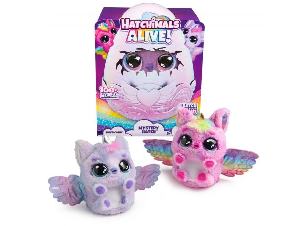عروسک هچیمال الایو Hatchimals Alive مدل Pufficorn, تنوع: 6069132-Pufficorn, image 