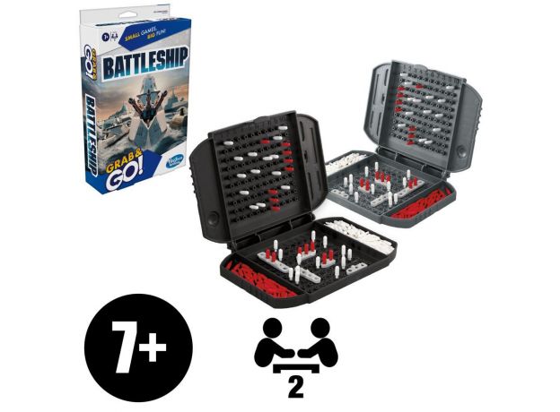 بازی گروهی اورجینال کشتی جنگی Battleship مدل Grab and Go, image 3