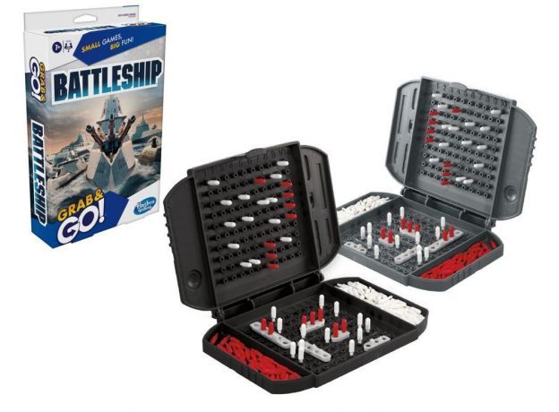 بازی گروهی اورجینال کشتی جنگی Battleship مدل Grab and Go, image 