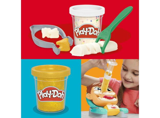 ست خمیربازی دندانپزشکی Play Doh Silly Smiles, image 6