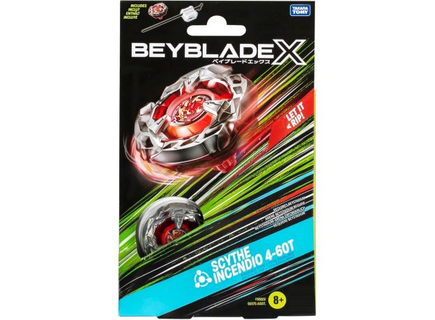 فرفره انفجاری بی بلید Beyblade سری X مدل Scythe Incendio 4-60T, تنوع: TP9583-Scythe, image 4