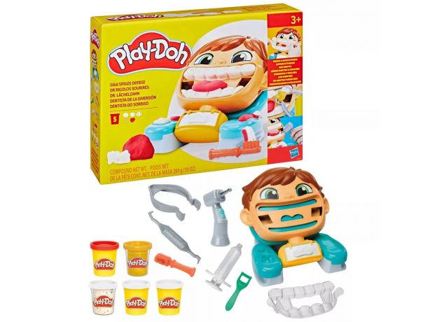ست خمیربازی دندانپزشکی Play Doh Silly Smiles, image 