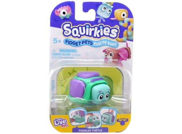 فیجت حیوون کوچولوی Squirkies مدل Toggles Turtke سبز, تنوع: 26429-Toggles Turtke Green, image 