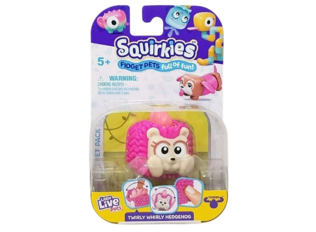 فیجت حیوون کوچولوی Squirkies مدل Twirly Whirly Hedgehog صورتی, تنوع: 26429-Twirly Whirly Hedgehog Pink, image 