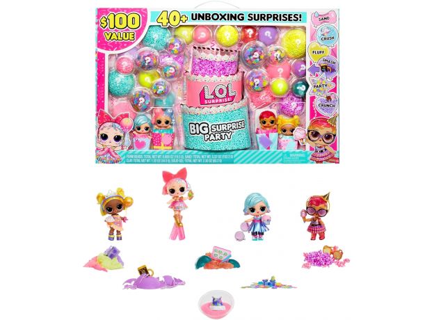 ست مهمانی بزرگ سورپرایزی LOL Surprise با بیش از 40 سورپرایز, image 