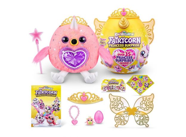 عروسک سورپرایزی رینبوکورنز RainBocoRns سری Fairycorn Princess با شاخ طلایی, تنوع: 9281-Gold, image 3