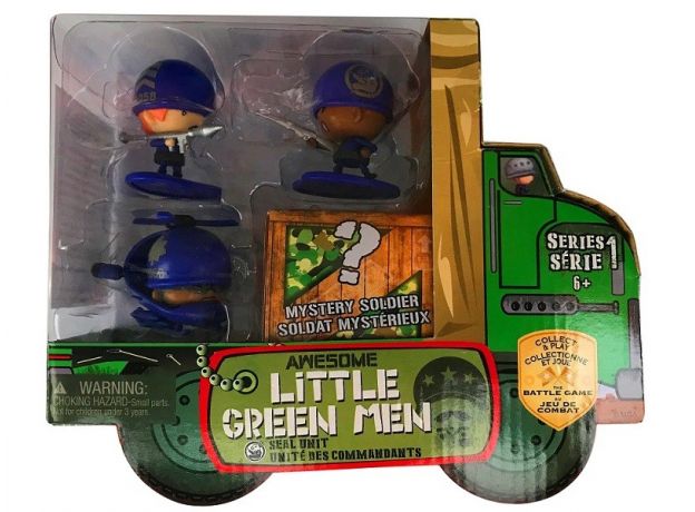 پک 4 تایی عروسک سربازهای کوچک سبز سری 1 مدل Seal Unit, image 