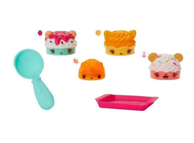 پک عروسک 3 عددی با برق لب نوم نومز مدل FROZEN YOGURT (سری 4), image 3