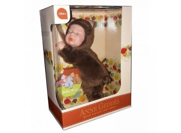 عروسک 23 سانتی نوزاد آن گدس مدل  BABY BEAR (شکلاتی), image 2